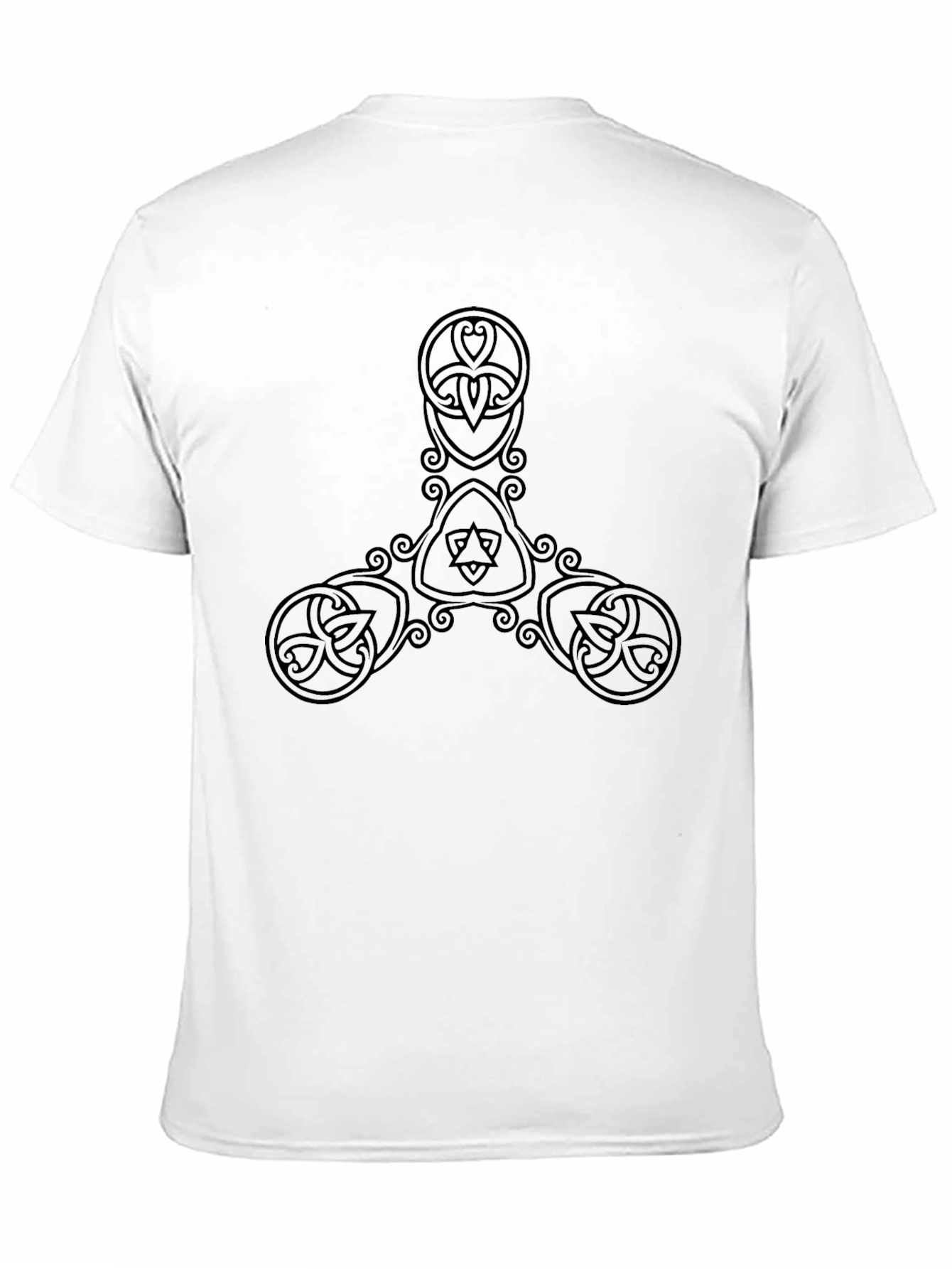 Celtic Knot Design Black T-Shirt