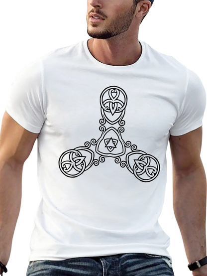 Celtic Knot Design Black T-Shirt