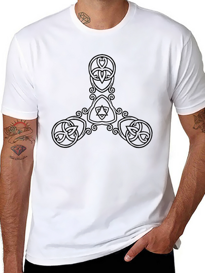 Celtic Knot Design Black T-Shirt