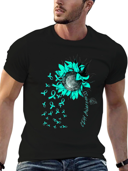CDH Awareness Ribbon Sunflower Graphic Tee