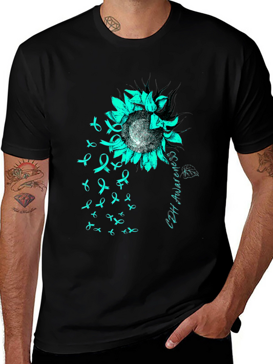 CDH Awareness Ribbon Sunflower Graphic Tee
