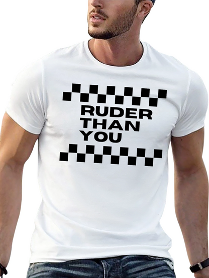 Ruder Than You Graphic Tee - Black