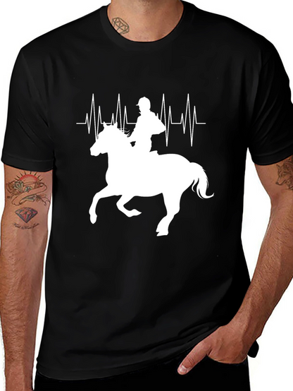 Equestrian Heartbeat Graphic Tee