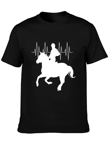 Equestrian Heartbeat Graphic Tee