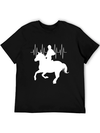 Equestrian Heartbeat Graphic Tee