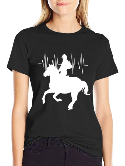 Equestrian Heartbeat Graphic Tee
