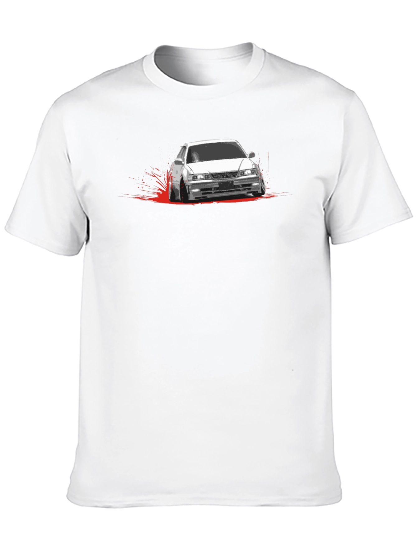 JDM Car Drift T-Shirt -  Mens Black Graphic Tee