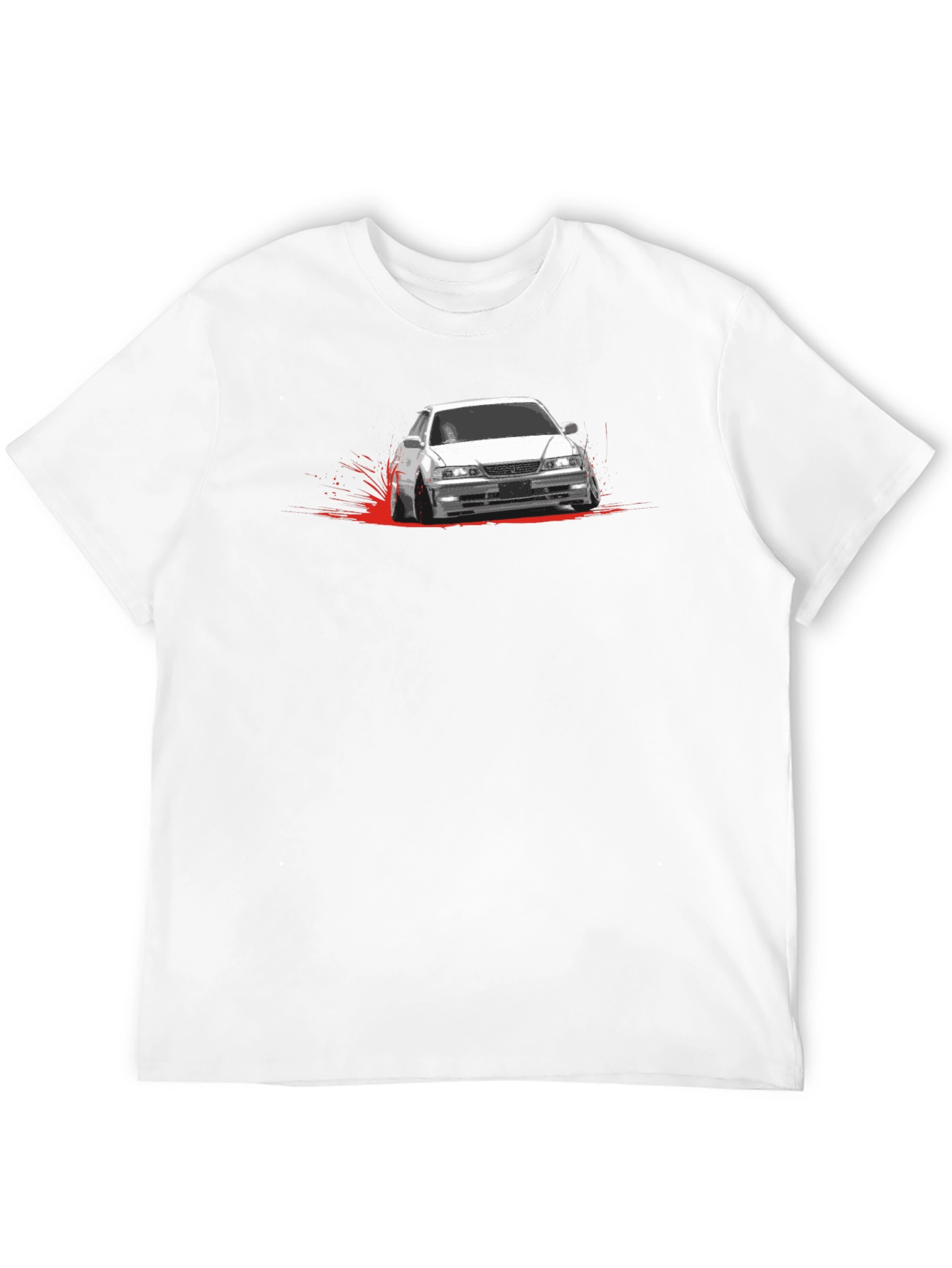 JDM Car Drift T-Shirt -  Mens Black Graphic Tee