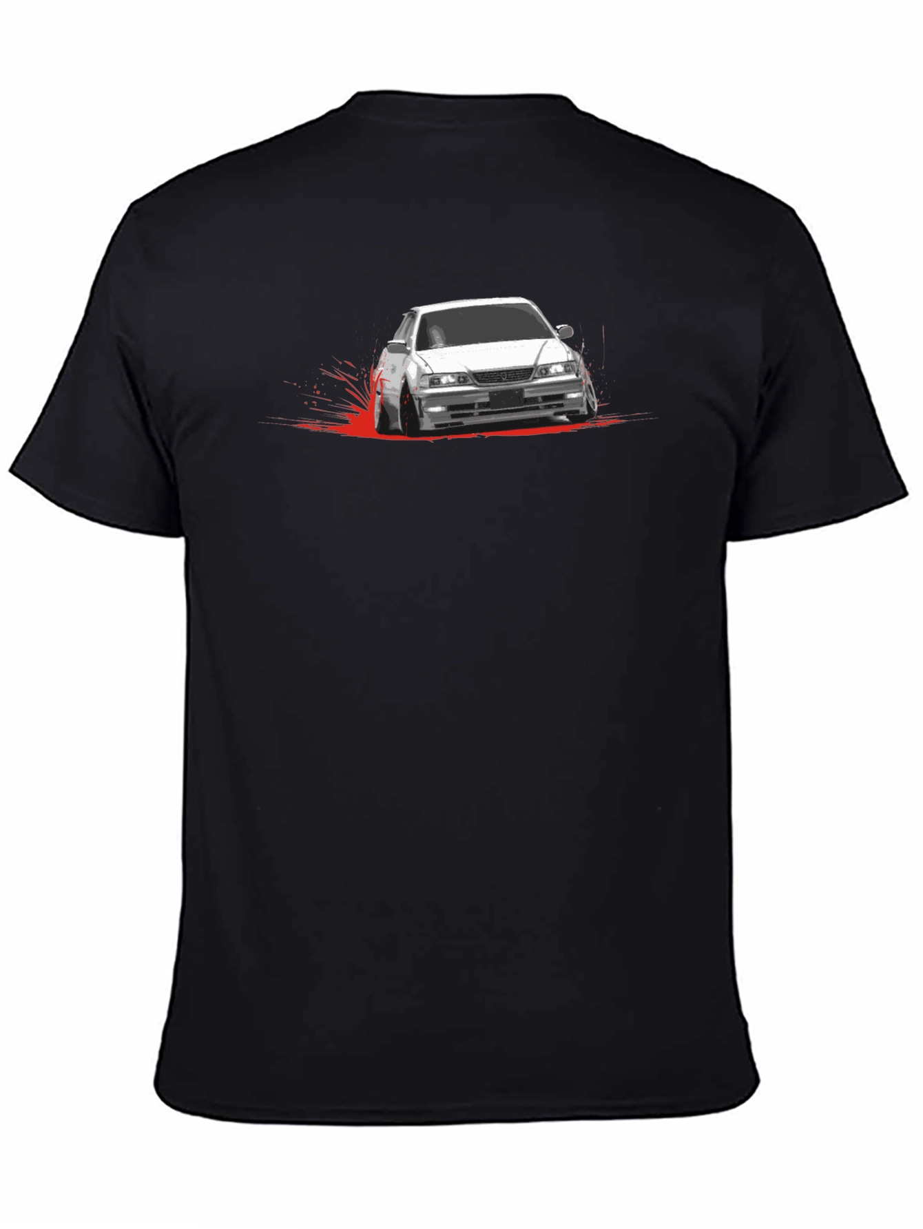 JDM Car Drift T-Shirt -  Mens Black Graphic Tee