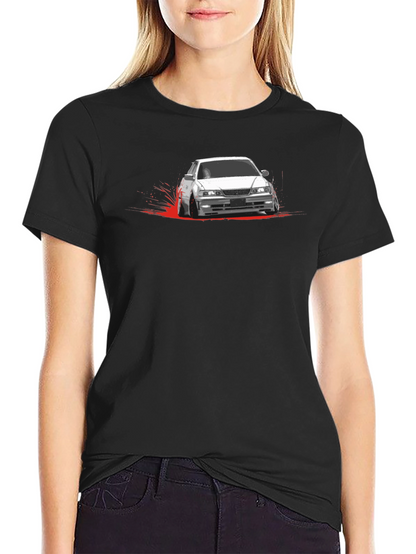 JDM Car Drift T-Shirt -  Mens Black Graphic Tee