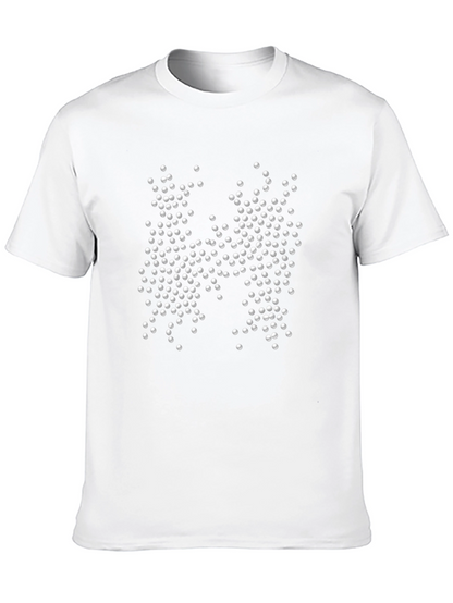 Abstract H Black T-Shirt