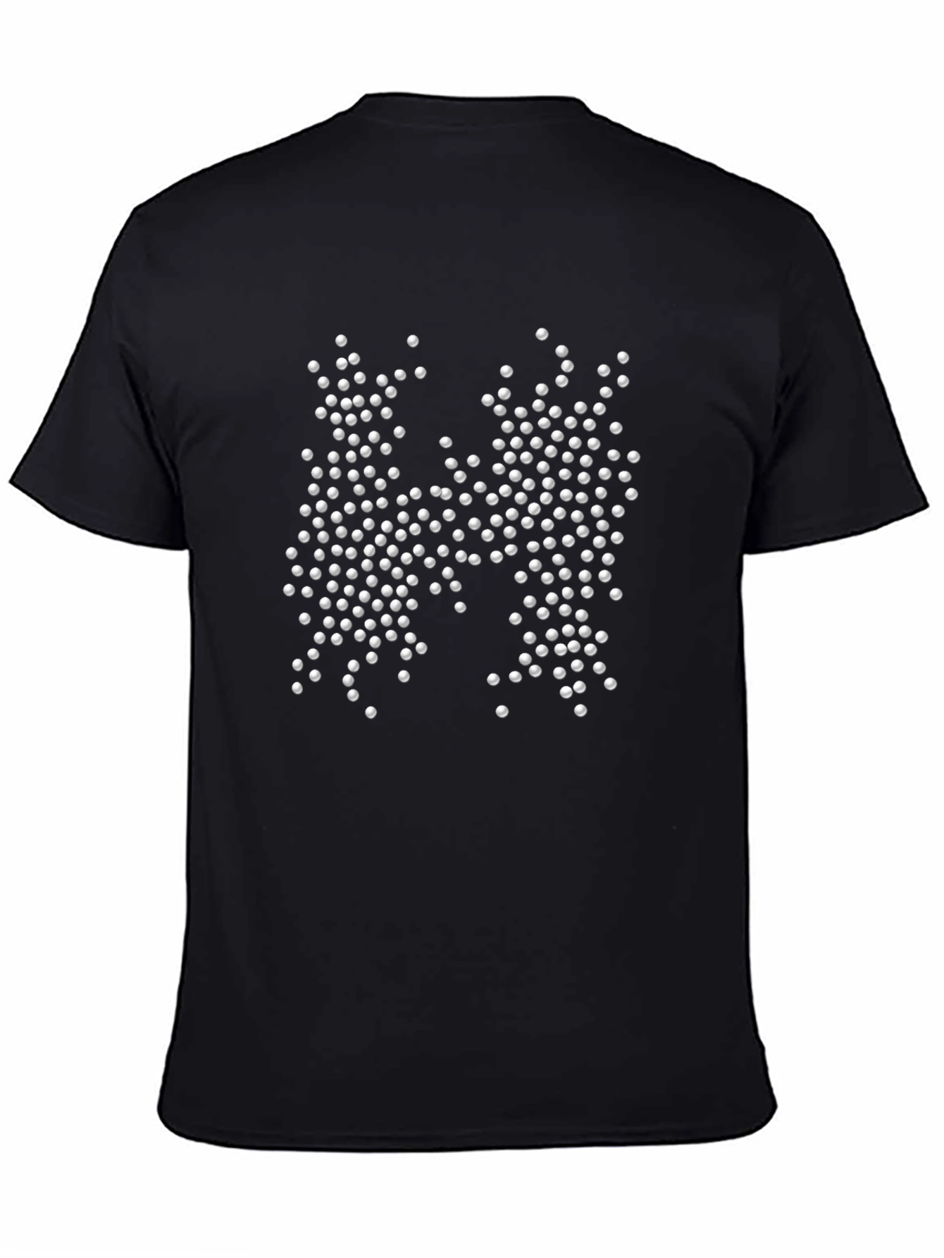 Abstract H Black T-Shirt