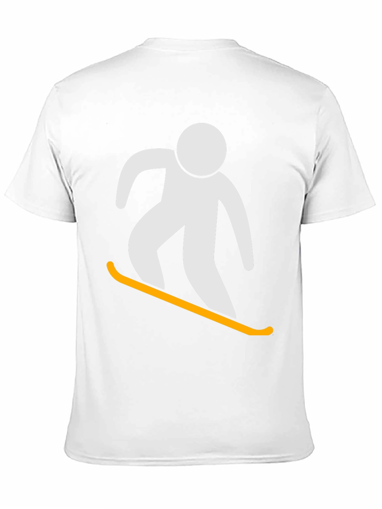 Snowboarder Graphic Tee - Black Cotton T-Shirt