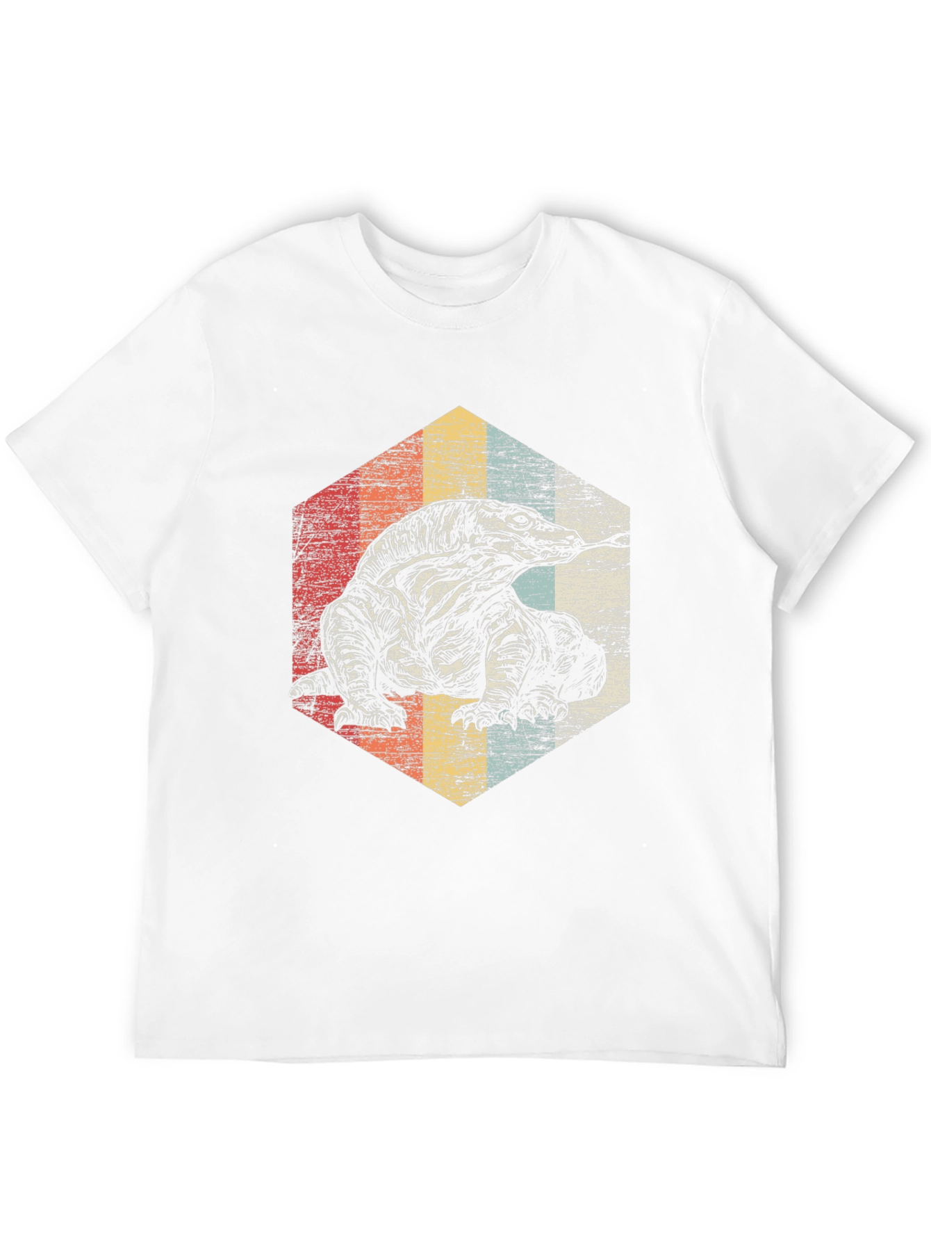 Retro Komodo Dragon Graphic Tee