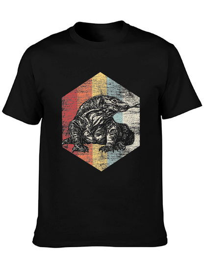 Retro Komodo Dragon Graphic Tee