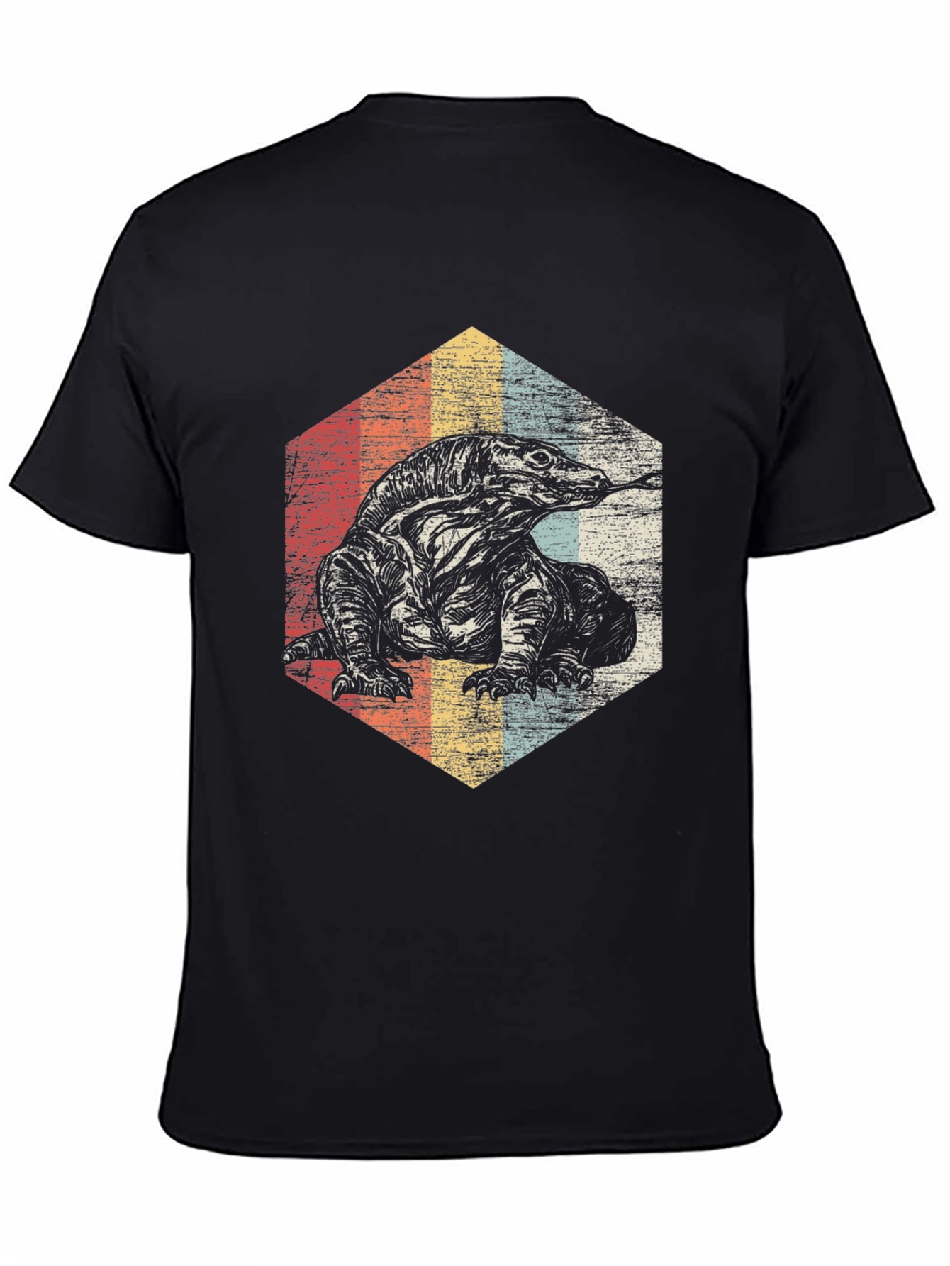 Retro Komodo Dragon Graphic Tee