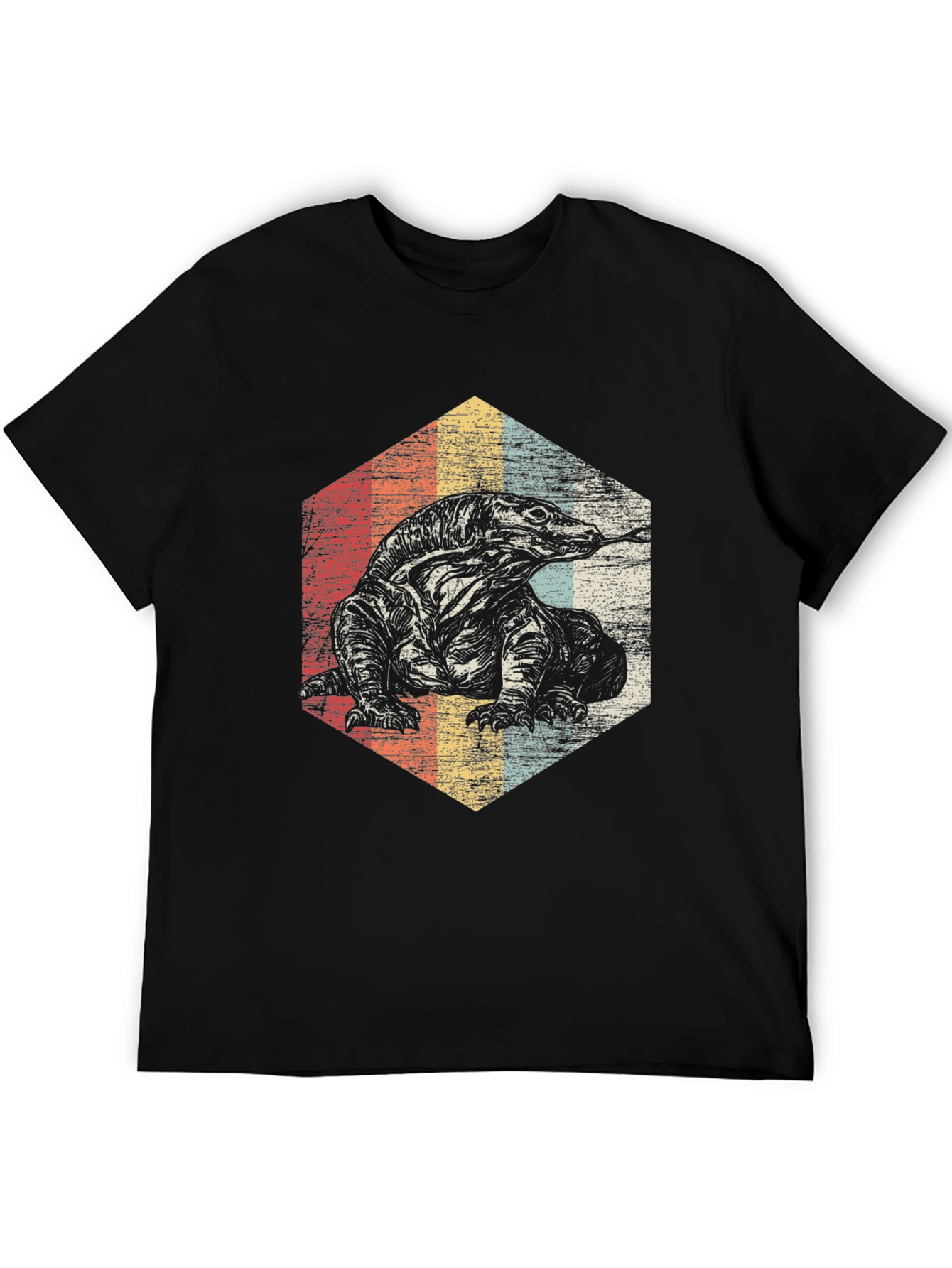 Retro Komodo Dragon Graphic Tee