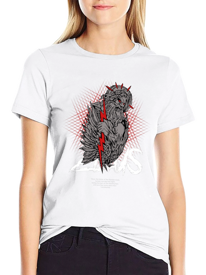 Zeus Graphic Print Black T-Shirt