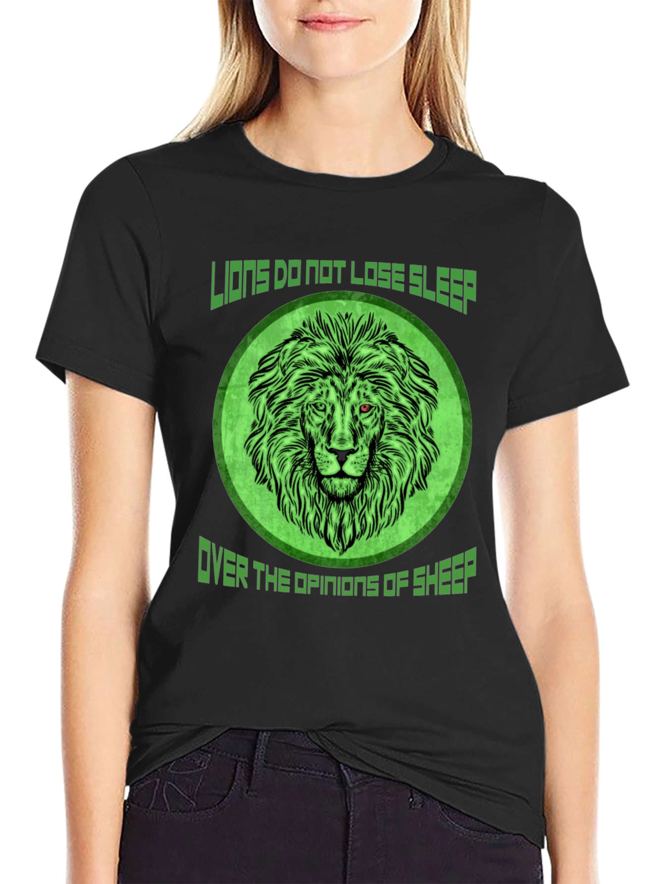 Lion Sleep Sheep Graphic Tee