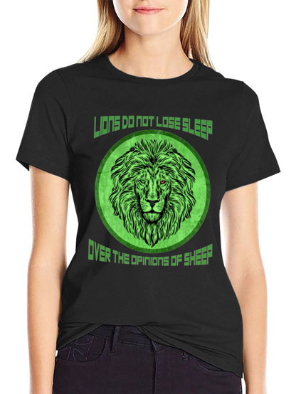 Lion Sleep Sheep Graphic Tee