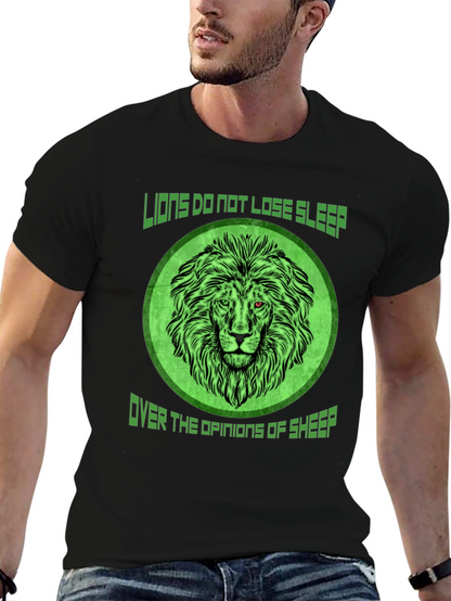 Lion Sleep Sheep Graphic Tee