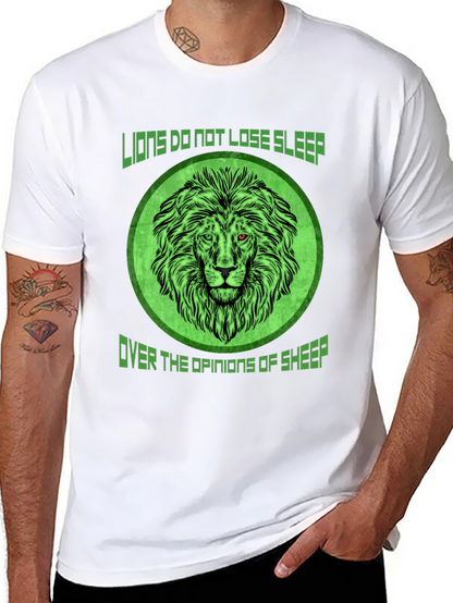 Lion Sleep Sheep Graphic Tee