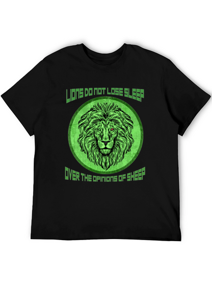 Lion Sleep Sheep Graphic Tee