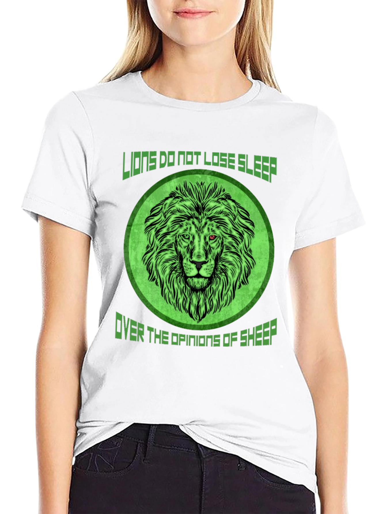 Lion Sleep Sheep Graphic Tee
