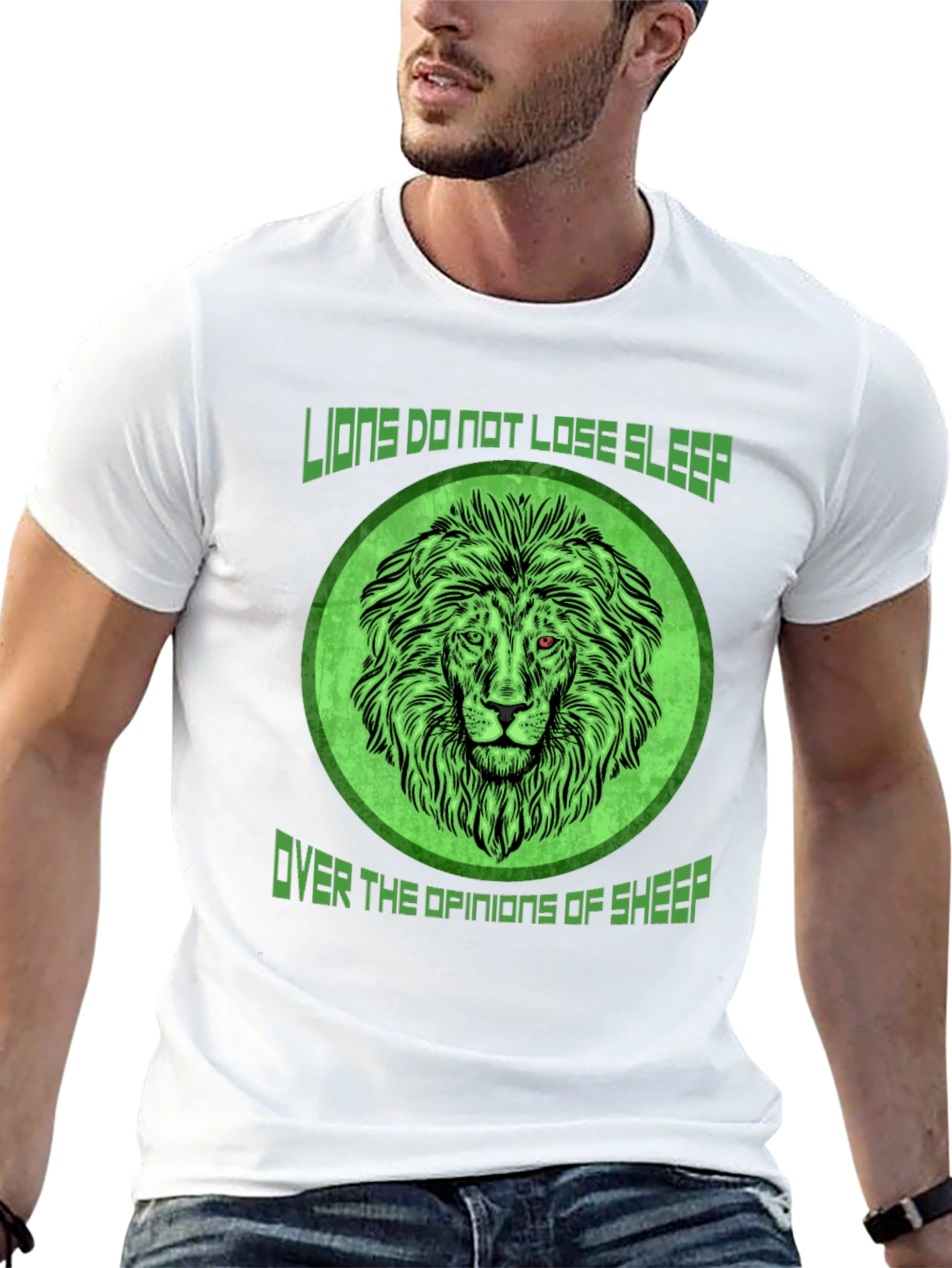 Lion Sleep Sheep Graphic Tee