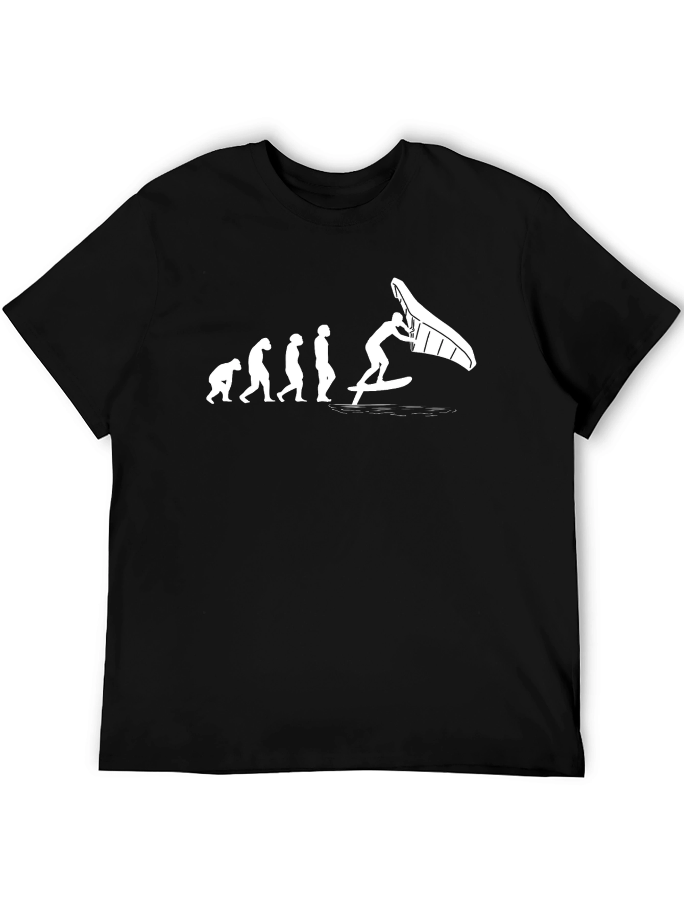 Evolution of Wing Foiling Black T-Shirt