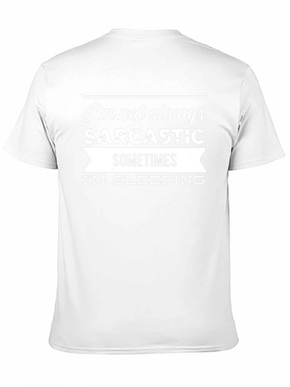 Sarcastic Sleeping T-Shirt - Funny Graphic Tee