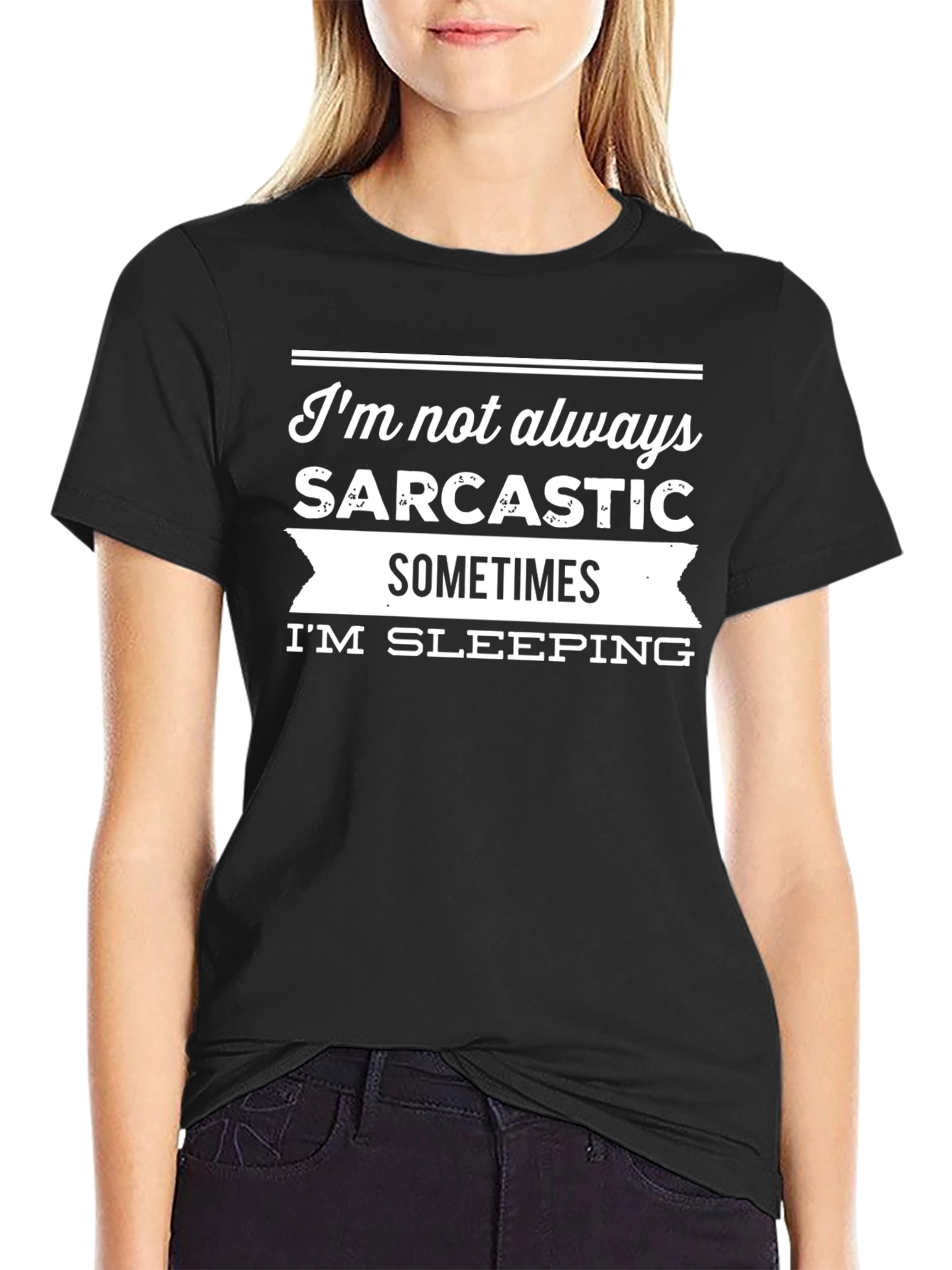 Sarcastic Sleeping T-Shirt - Funny Graphic Tee