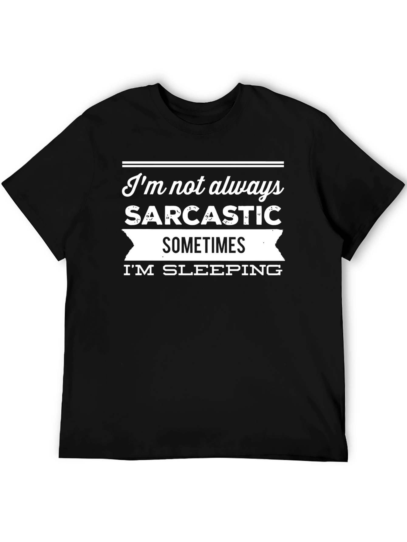 Sarcastic Sleeping T-Shirt - Funny Graphic Tee