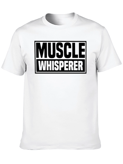 Muscle Whisperer Graphic Tee - Black Gym Shirt