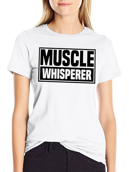 Muscle Whisperer Graphic Tee - Black Gym Shirt
