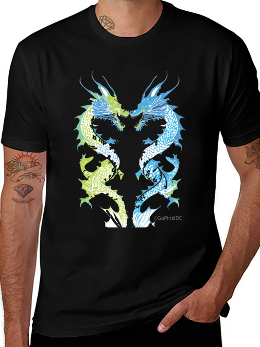 Dragon Print Graphic Tee