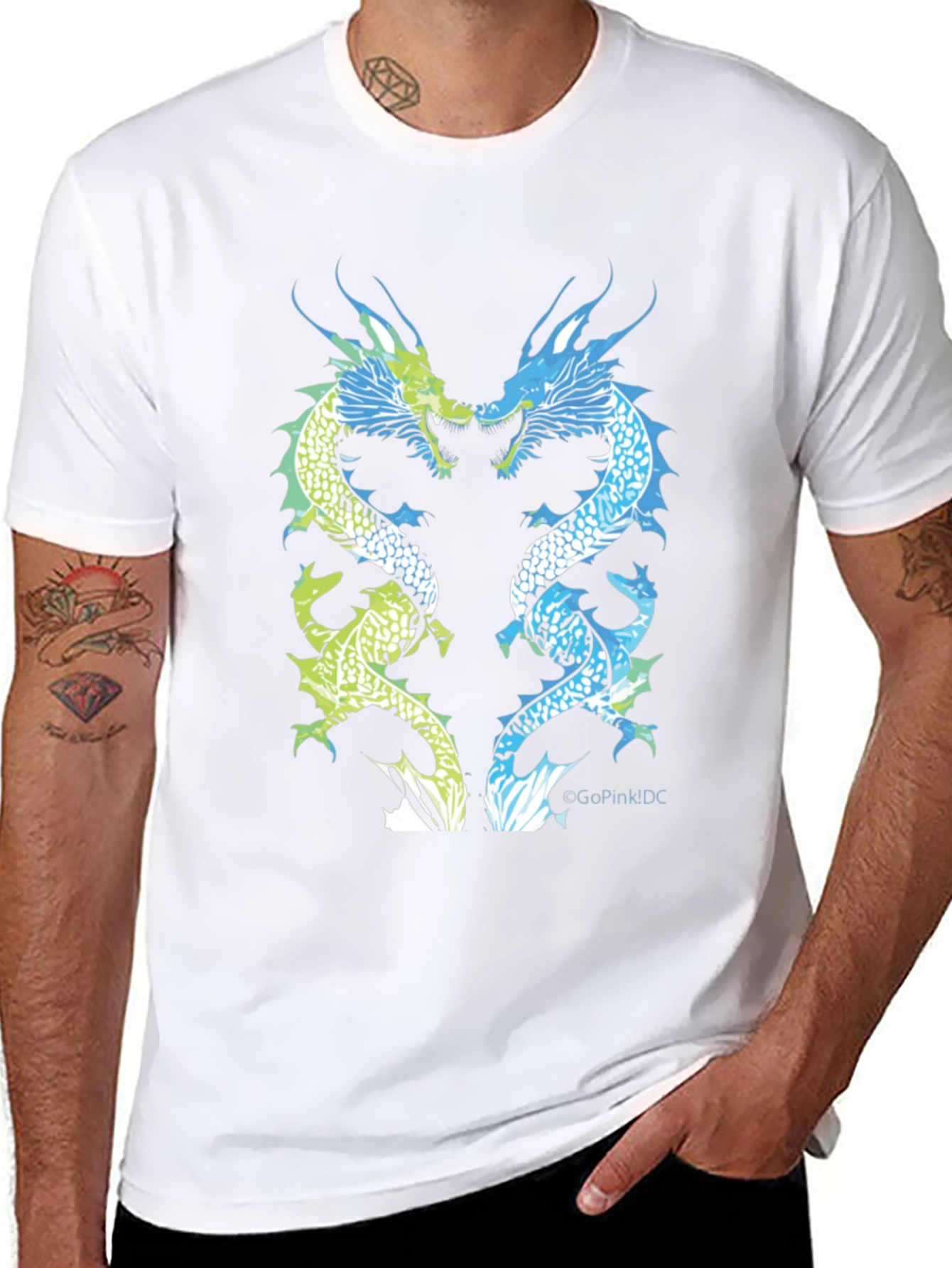 Dragon Print Graphic Tee