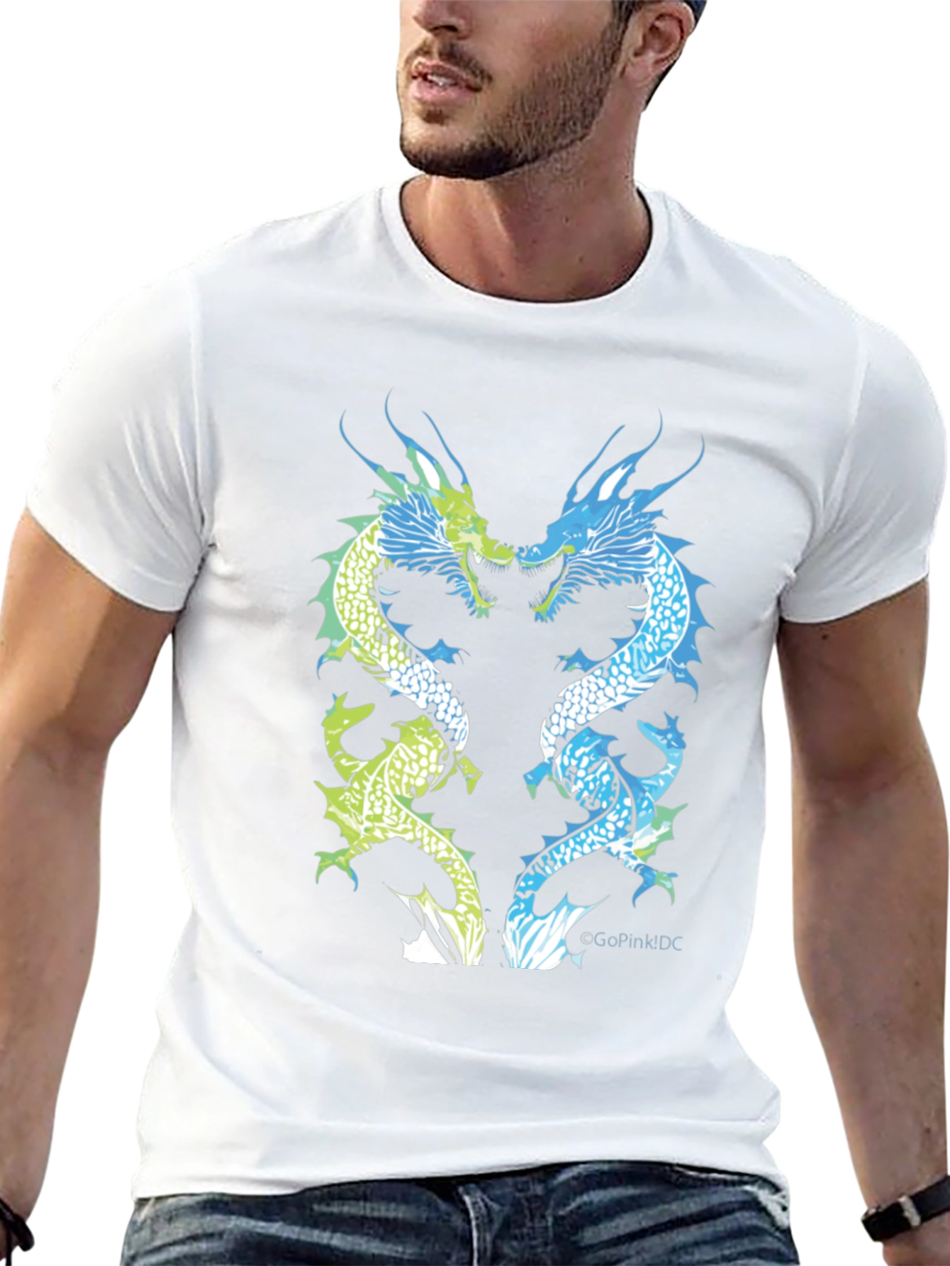 Dragon Print Graphic Tee
