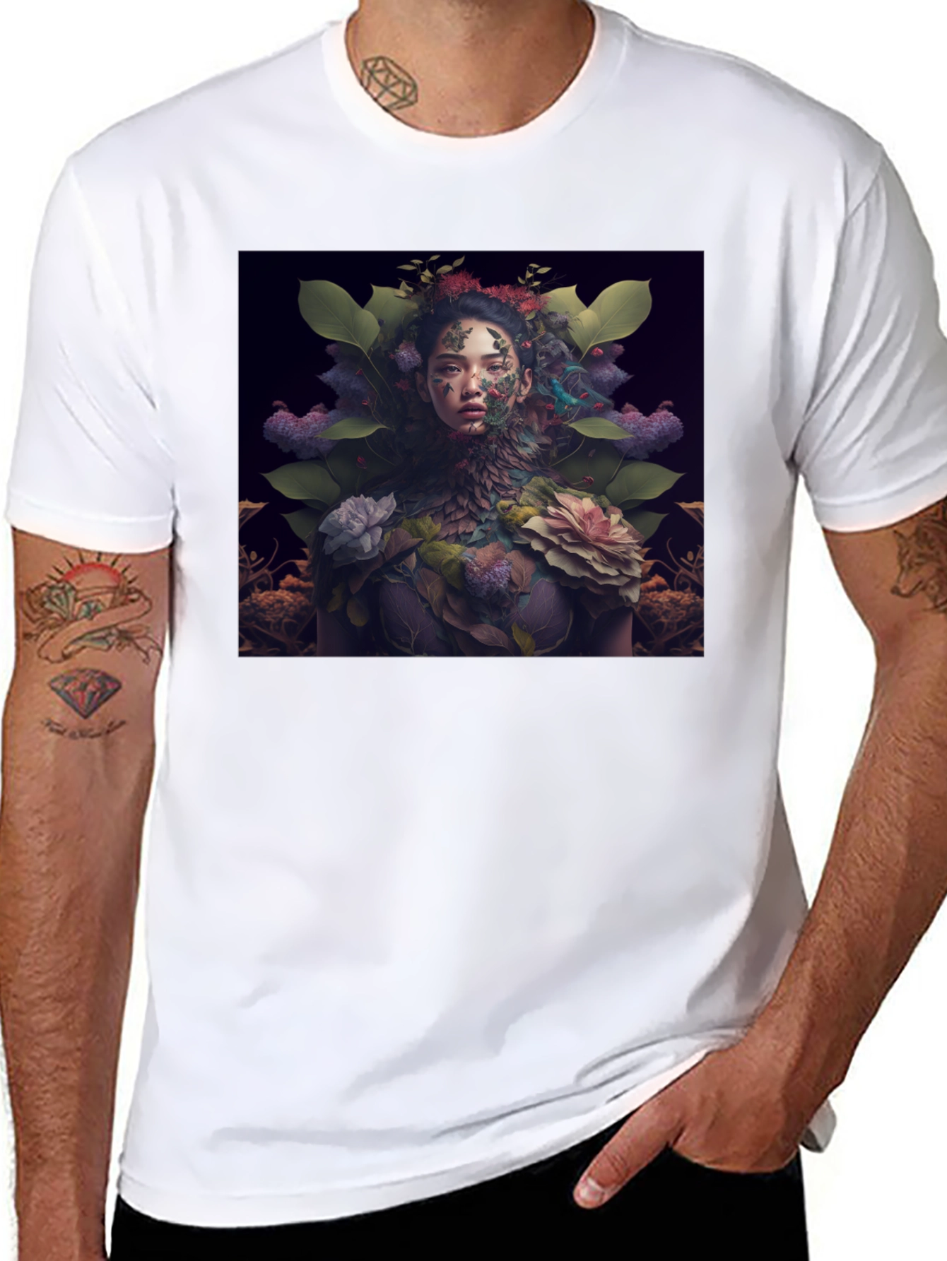 Nature Art Black T-Shirt