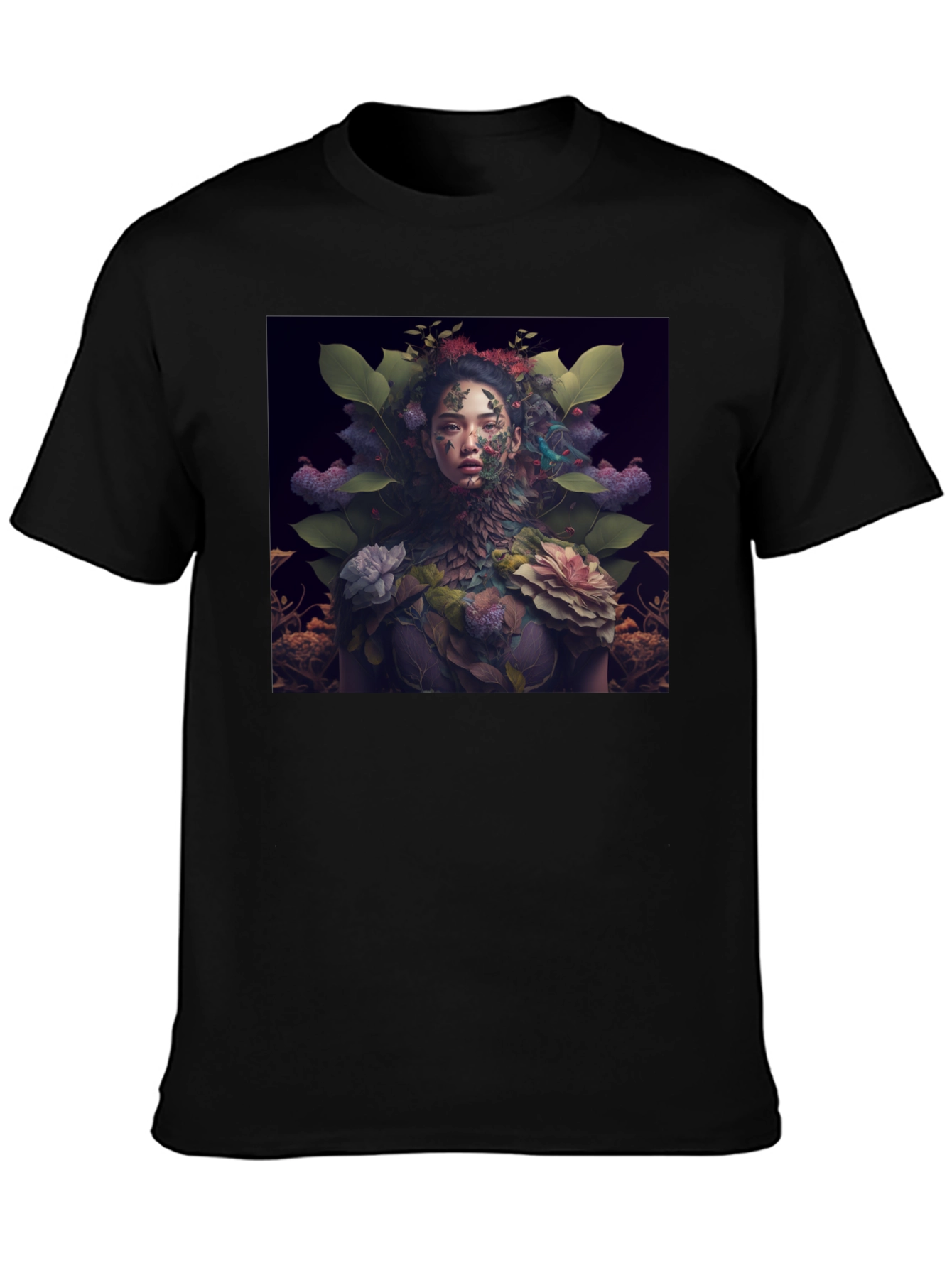 Nature Art Black T-Shirt