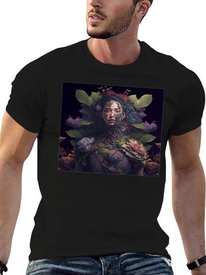 Nature Art Black T-Shirt