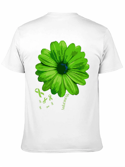 Green Awareness Flower T-Shirt