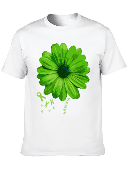 Green Awareness Flower T-Shirt