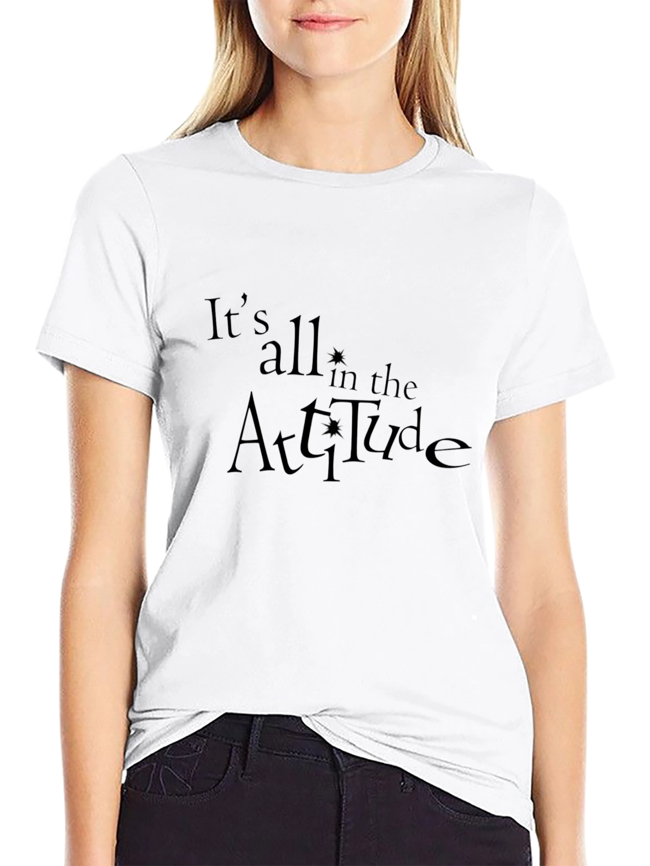 Attitude Graphic Tee - Stylish & Comfortable