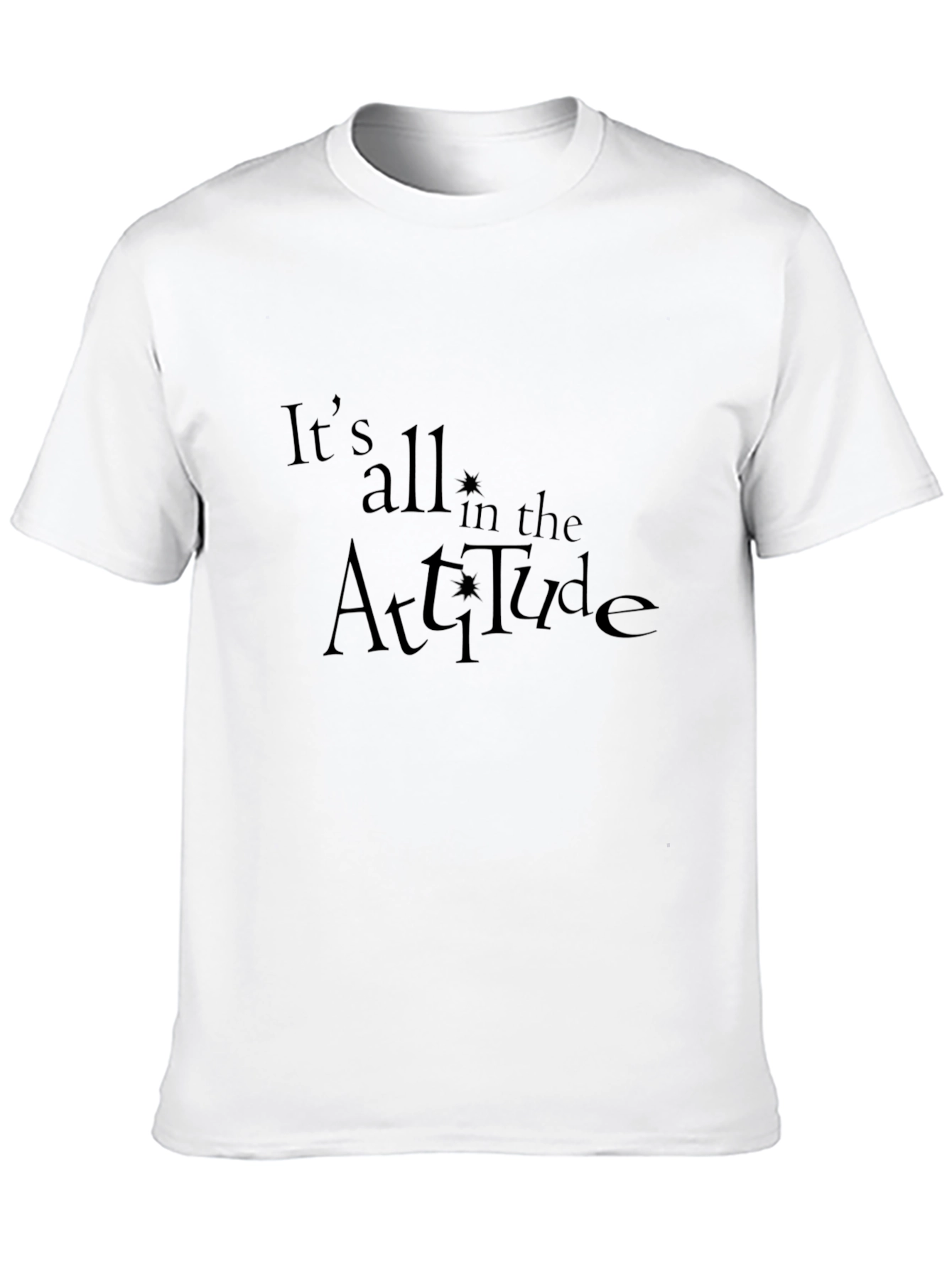 Attitude Graphic Tee - Stylish & Comfortable