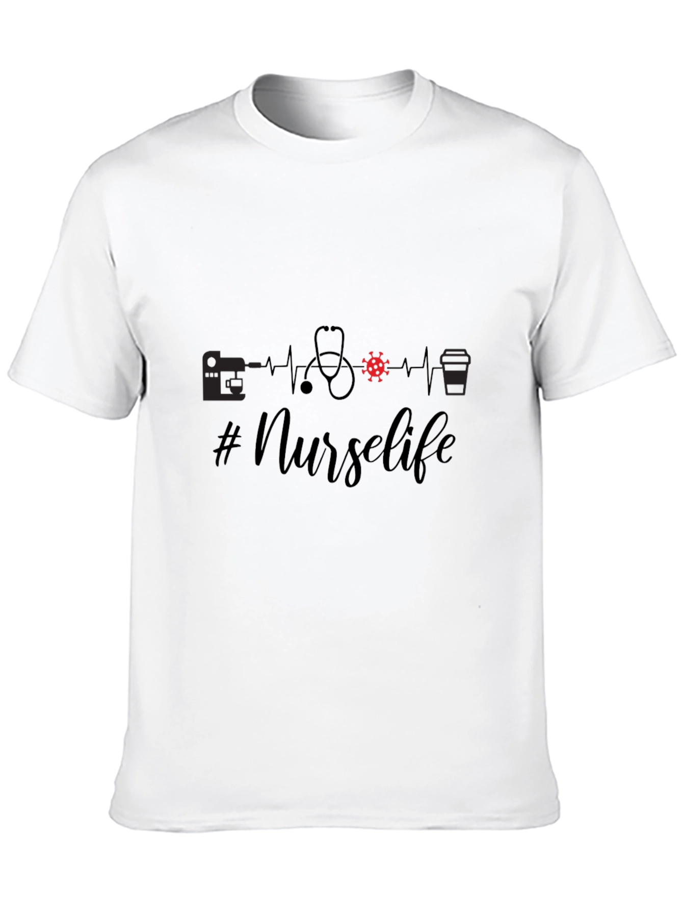 Nurse Life Graphic Tee - Black Unisex Shirt