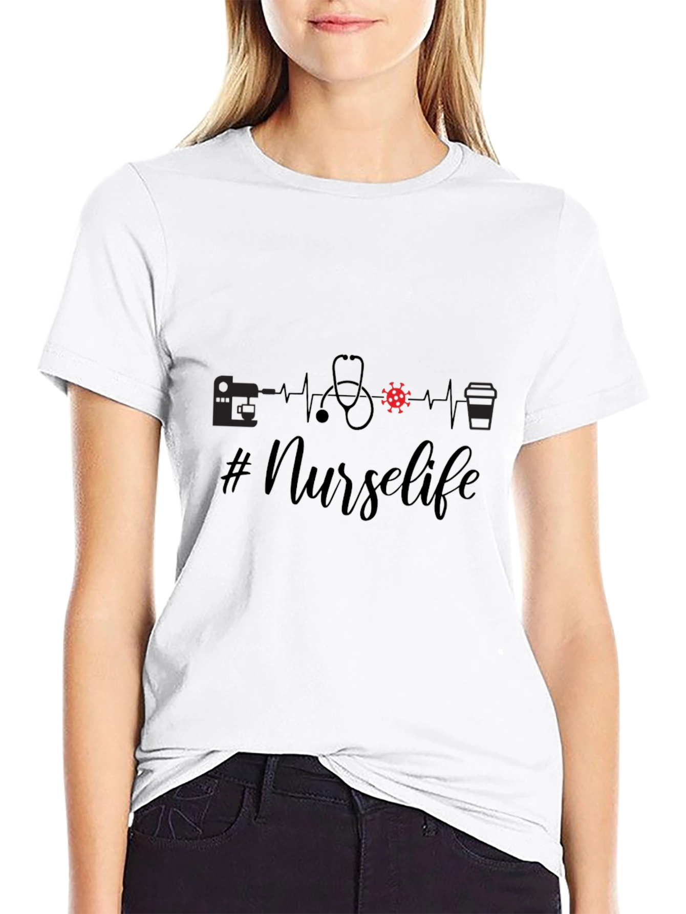 Nurse Life Graphic Tee - Black Unisex Shirt