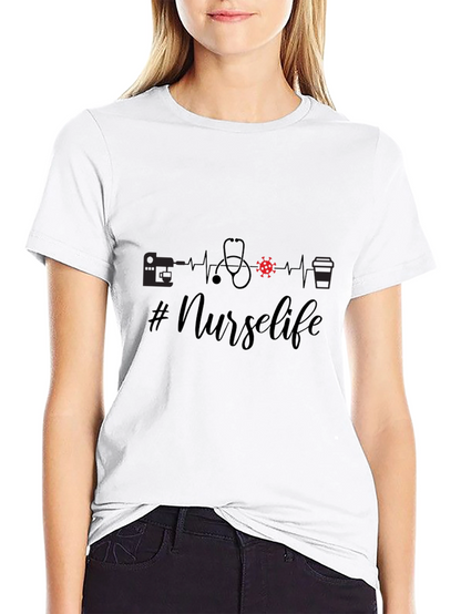 Nurse Life Graphic Tee - Black Unisex Shirt