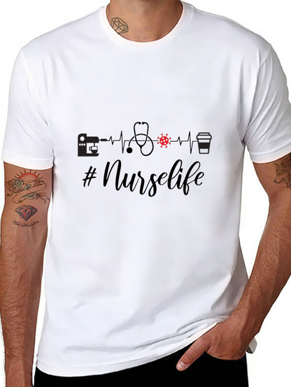 Nurse Life Graphic Tee - Black Unisex Shirt