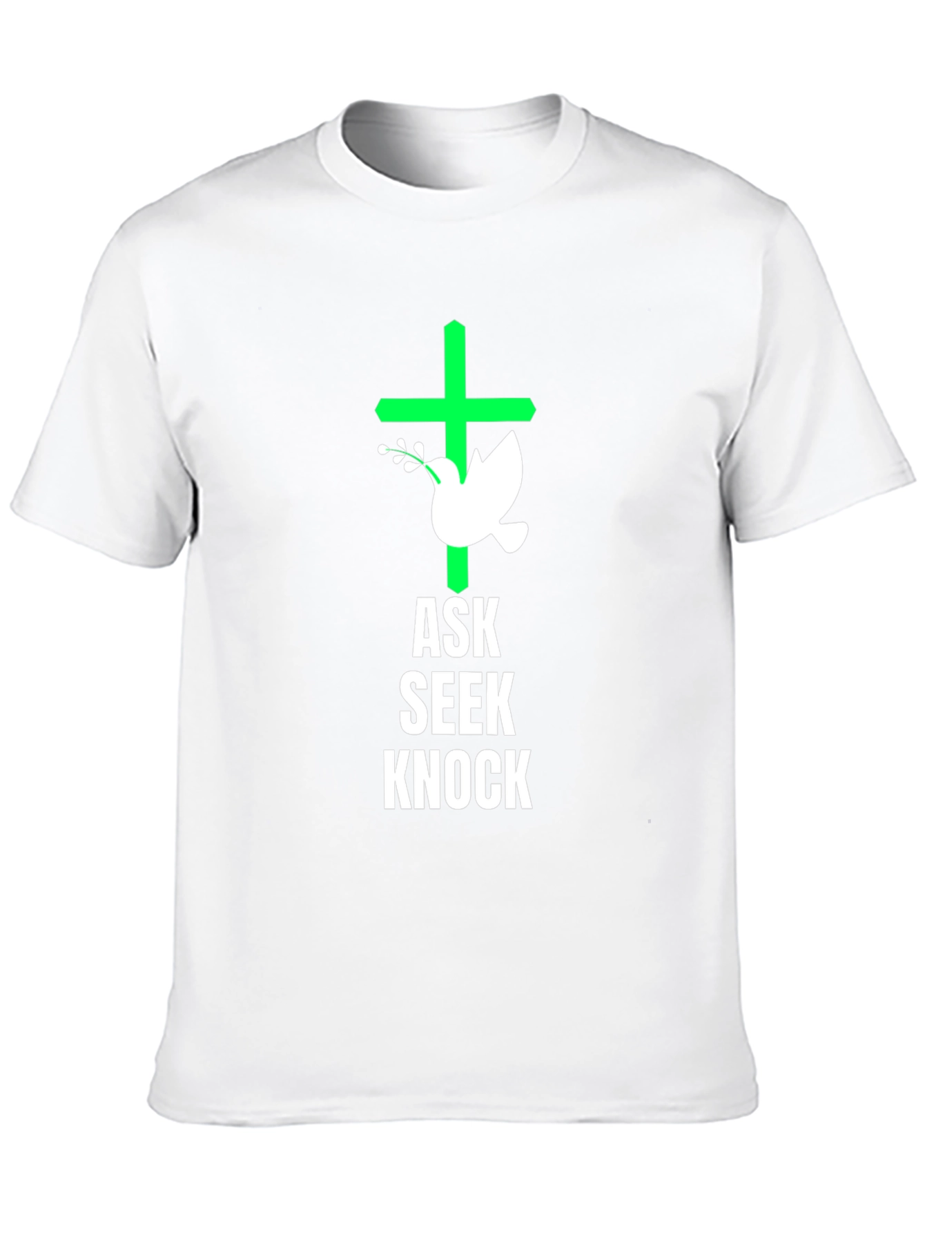 Ask Seek Knock Graphic Tee